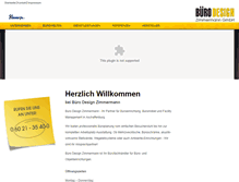 Tablet Screenshot of buerodesign-zimmermann.macrocom.de